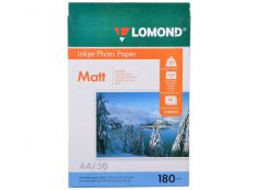 Фотобумага Lomond 102068 A5, 180 г/м2, 50 л., покрытие - матовое